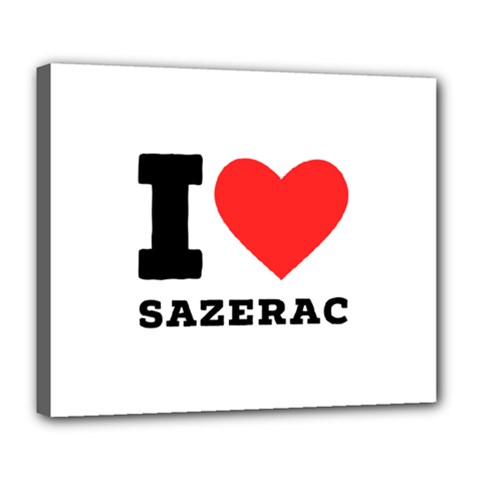 I Love Sazerac Deluxe Canvas 24  X 20  (stretched) by ilovewhateva