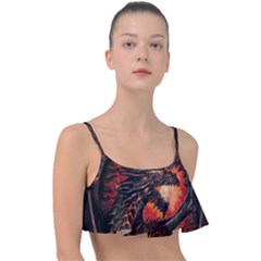 Dragon Frill Bikini Top