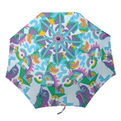 Pattern Hotdogtrap Folding Umbrellas