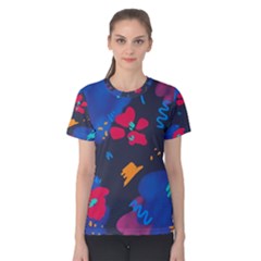 Patterns Rosebuds Women s Cotton Tee