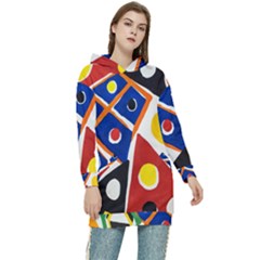 Pattern And Decoration Revisited At The East Side Galleries Women s Long Oversized Pullover Hoodie by Salman4z