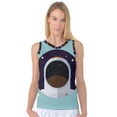 Astronaut Space Astronomy Universe Women s Basketball Tank Top