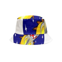 Rocket Ship Launch Vehicle Moon Bucket Hat (kids) by Salman4z