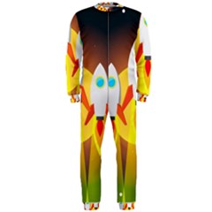 Rocket Take Off Missiles Cosmos Onepiece Jumpsuit (men) by Salman4z