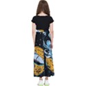 Astronaut Planet Space Science Kids  Flared Maxi Skirt View2