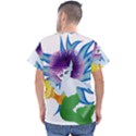 Mermaid Fantasy Undersea Merman Men s V-Neck Scrub Top View2