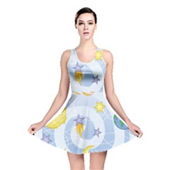 Science Fiction Outer Space Reversible Skater Dress