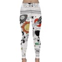 Astronaut Drawing Planet Classic Yoga Leggings View1