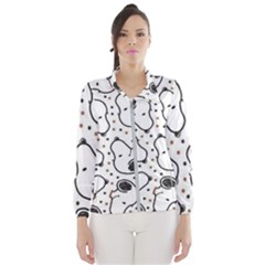 Dog Pattern Women s Windbreaker