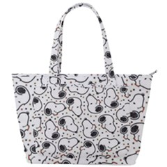 Dog Pattern Back Pocket Shoulder Bag 