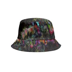 Grunge Paint Splatter Splash Ink Inside Out Bucket Hat (kids) by Salman4z