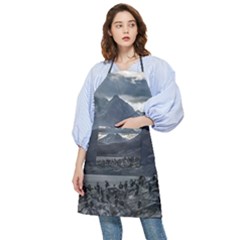 Nature s Symphony: A Portrait Of Ushuaia s Wild Beauty  Pocket Apron by dflcprintsclothing