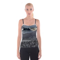 Nature s Symphony: A Portrait Of Ushuaia s Wild Beauty  Spaghetti Strap Top by dflcprintsclothing