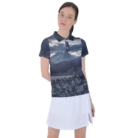 Nature s Symphony: A Portrait Of Ushuaia s Wild Beauty  Women s Polo Tee by dflcprintsclothing