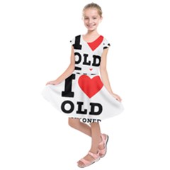 I Love Old Fashioned Kids  Short Sleeve Dress by ilovewhateva