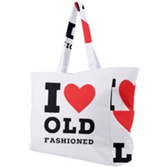 I Love Old Fashioned Simple Shoulder Bag by ilovewhateva