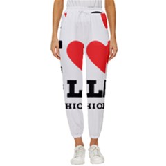 I Love Old Fashioned Women s Cropped Drawstring Pants by ilovewhateva