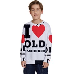 I Love Old Fashioned Kids  Long Sleeve Jersey by ilovewhateva