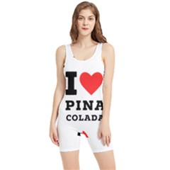 I Love Pina Colada Women s Wrestling Singlet by ilovewhateva