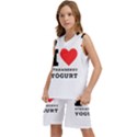 I love strawberry yogurt Kids  Basketball Mesh Set View2