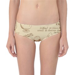 Ice-cream-vintage-pattern Classic Bikini Bottoms