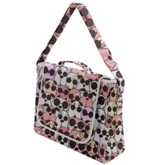 Cute-dog-seamless-pattern-background Box Up Messenger Bag by Salman4z