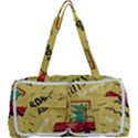 Childish-seamless-pattern-with-dino-driver Multi Function Bag View1