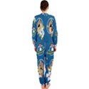 Seamless-pattern-funny-astronaut-outer-space-transportation OnePiece Jumpsuit (Ladies) View2