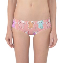 Cute-kawaii-kittens-seamless-pattern Classic Bikini Bottoms by Salman4z