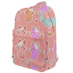 Cute-kawaii-kittens-seamless-pattern Classic Backpack by Salman4z
