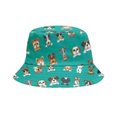 Different-type-vector-cartoon-dog-faces Bucket Hat by Salman4z