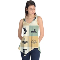 Egyptian-flat-style-icons Sleeveless Tunic