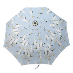 Cute-seagulls-seamless-pattern-light-blue-background Folding Umbrellas by Salman4z