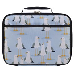 Cute-seagulls-seamless-pattern-light-blue-background Full Print Lunch Bag by Salman4z