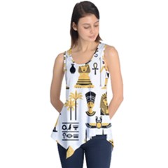 Egypt-symbols-decorative-icons-set Sleeveless Tunic by Salman4z