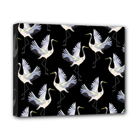 Crane Pattern Canvas 10  x 8  (Stretched)