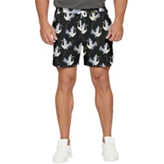 Crane Pattern Men s Runner Shorts