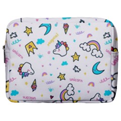 Unicorns-rainbows-seamless-pattern Make Up Pouch (large) by Salman4z