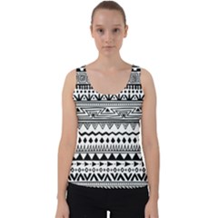 Boho-style-pattern Velvet Tank Top by Salman4z