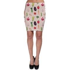 Vegetables Bodycon Skirt by SychEva