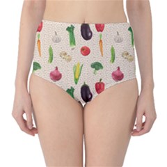 Vegetables Classic High-waist Bikini Bottoms by SychEva