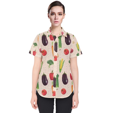 Vegetables Women s Short Sleeve Shirt by SychEva