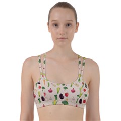 Vegetables Line Them Up Sports Bra by SychEva