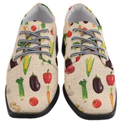 Vegetables Women Heeled Oxford Shoes by SychEva