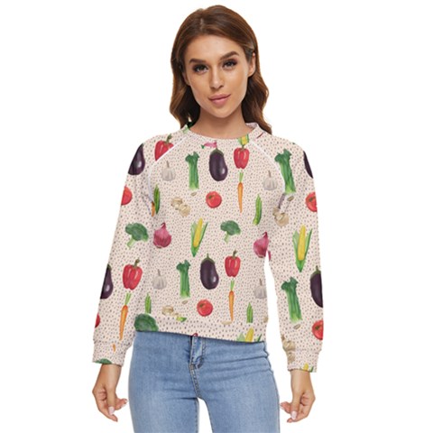 Vegetables Women s Long Sleeve Raglan Tee by SychEva