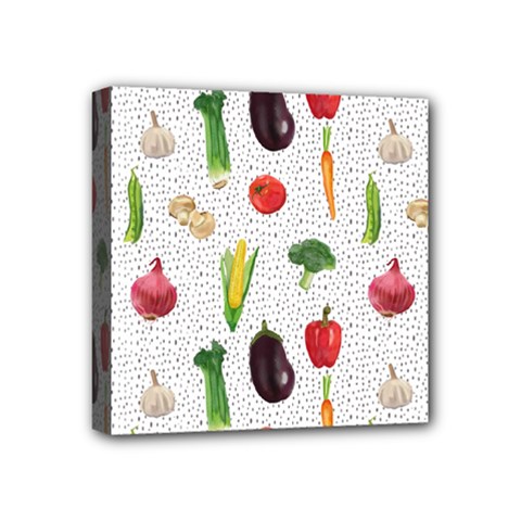 Vegetable Mini Canvas 4  x 4  (Stretched)