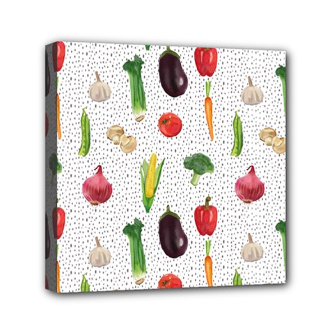 Vegetable Mini Canvas 6  x 6  (Stretched)