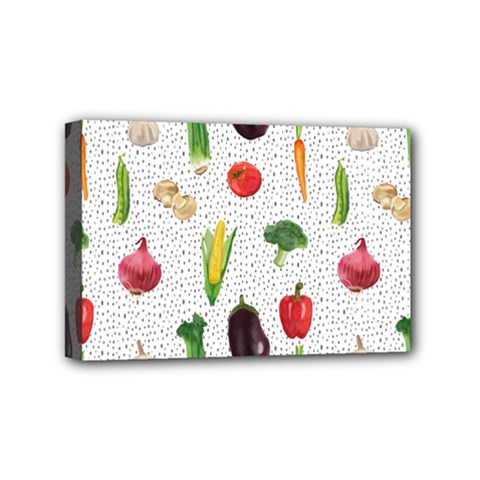 Vegetable Mini Canvas 6  x 4  (Stretched)