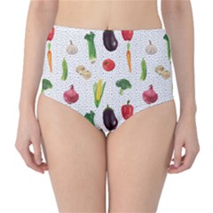 Vegetable Classic High-waist Bikini Bottoms by SychEva