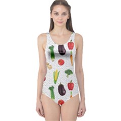 Vegetable One Piece Swimsuit by SychEva